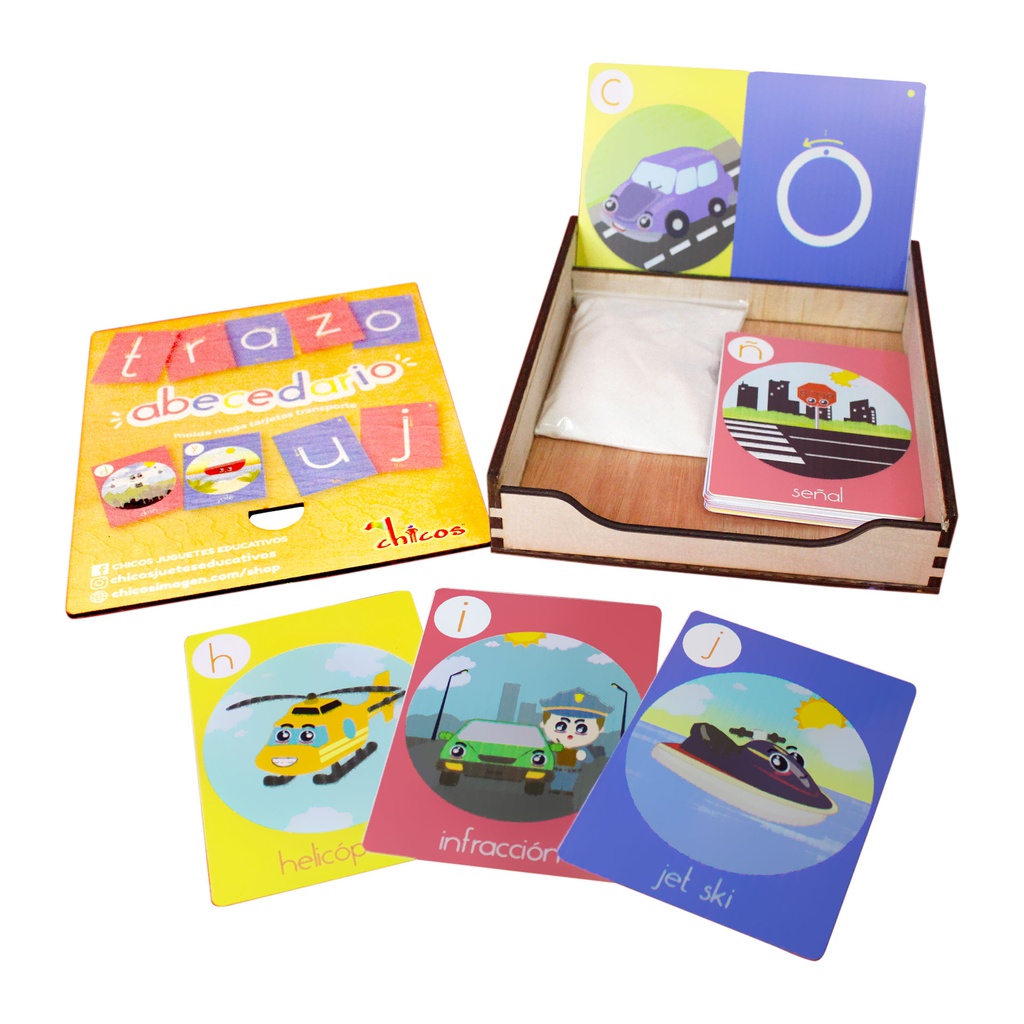 TRAZO ABECEDARIO MEGA TARJETAS MOLDE