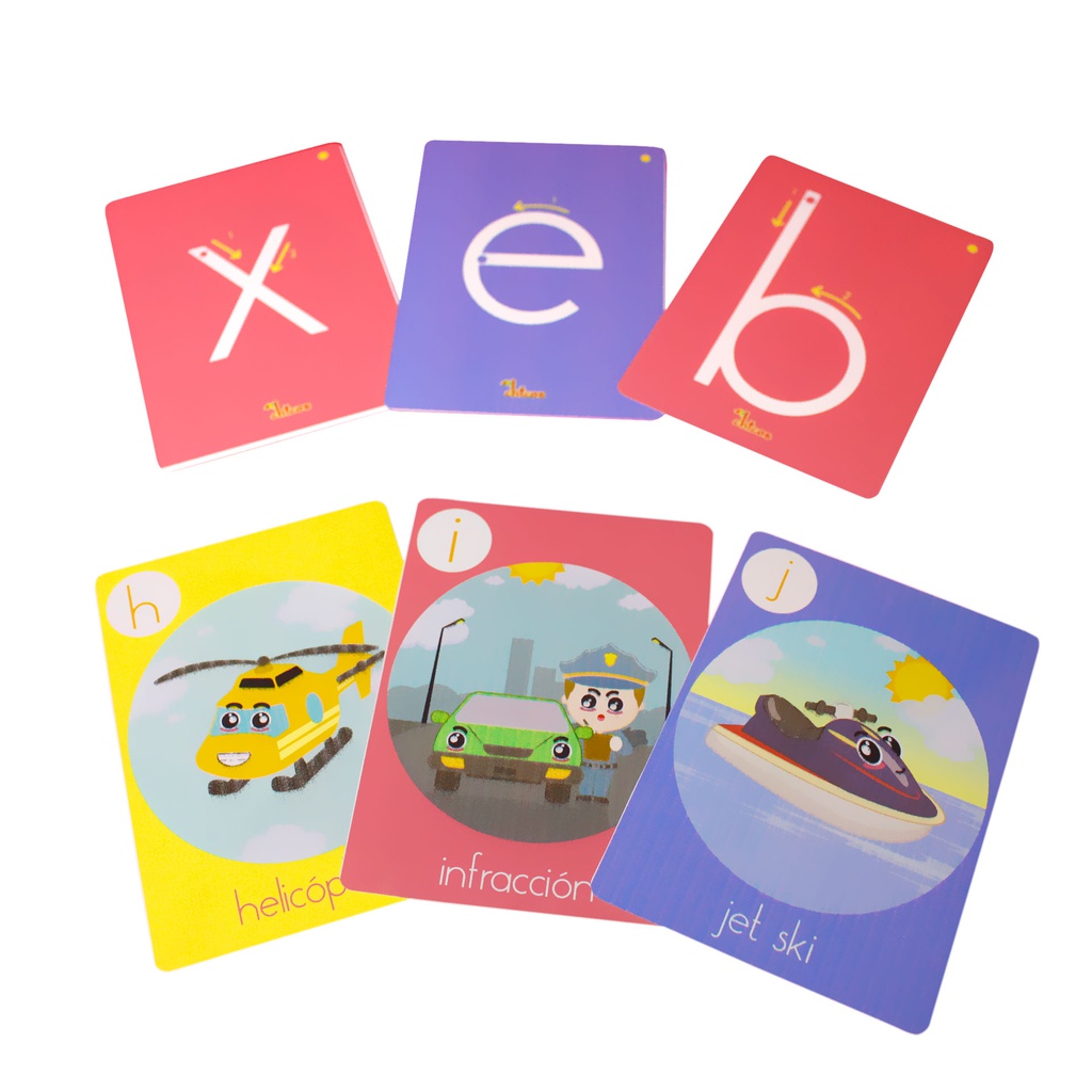 TRAZO ABECEDARIO MEGA TARJETAS MOLDE