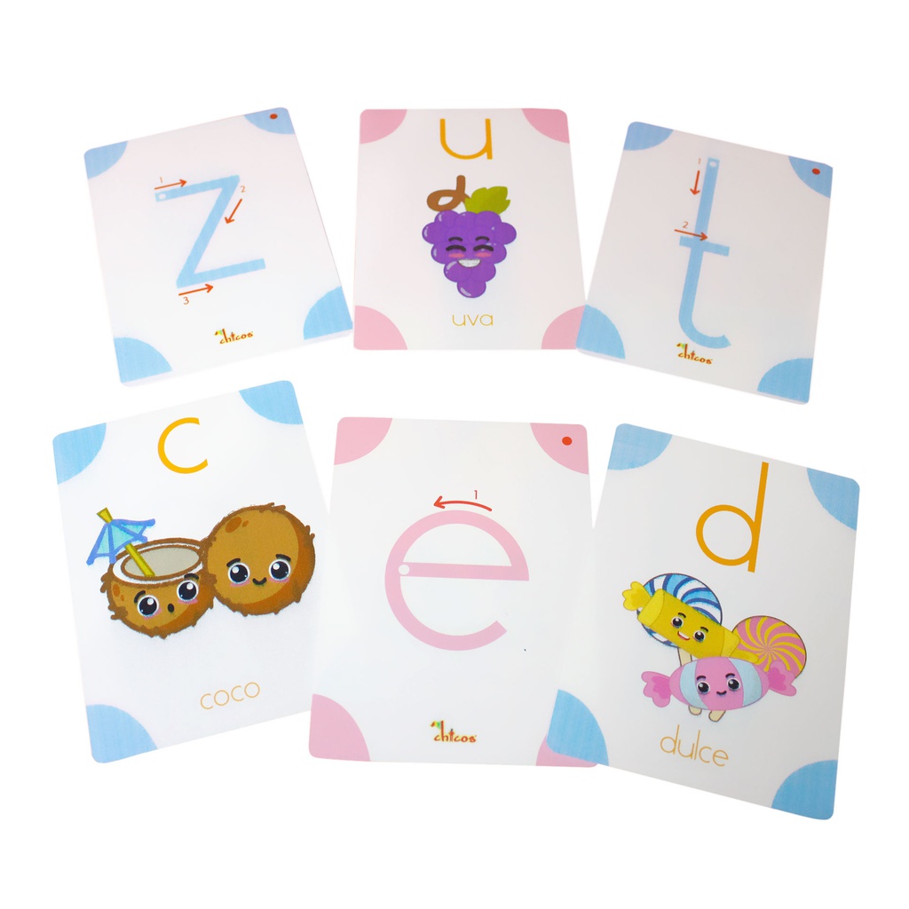 TRAZO ABECEDARIO MEGA TARJETAS MOLDE