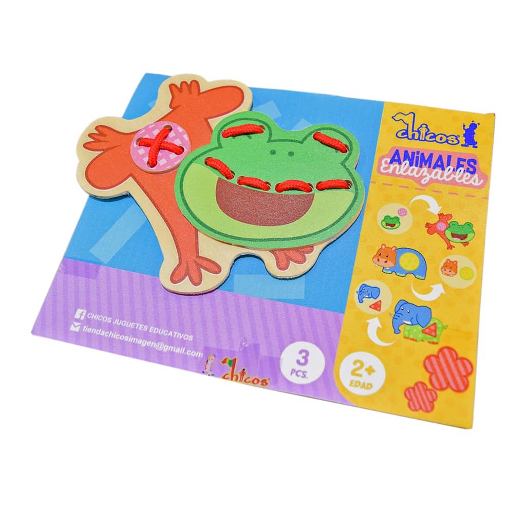 ANIMALES ENLAZABLES 3 PCS.