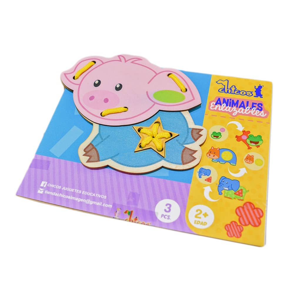 ANIMALES ENLAZABLES 3 PCS.