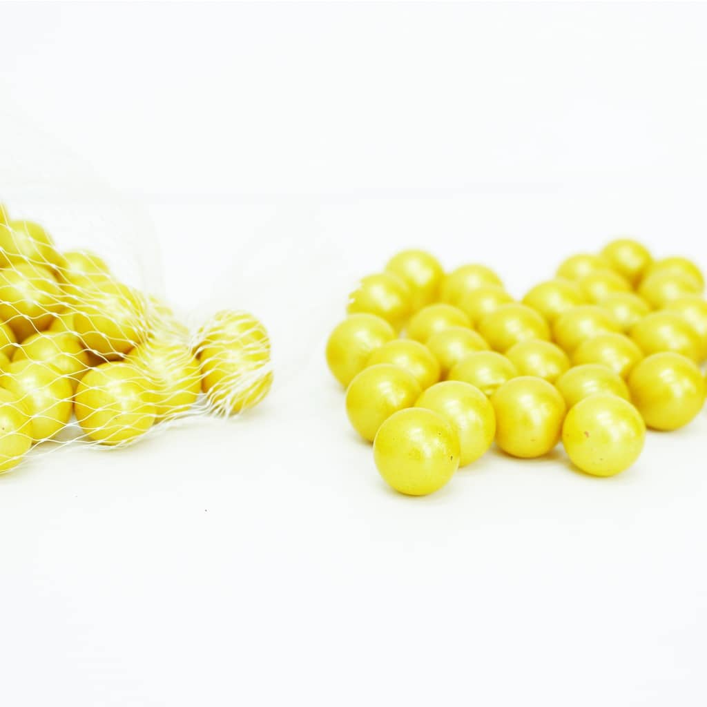 CANICAS 100PCS/BOLSA AMARILLO