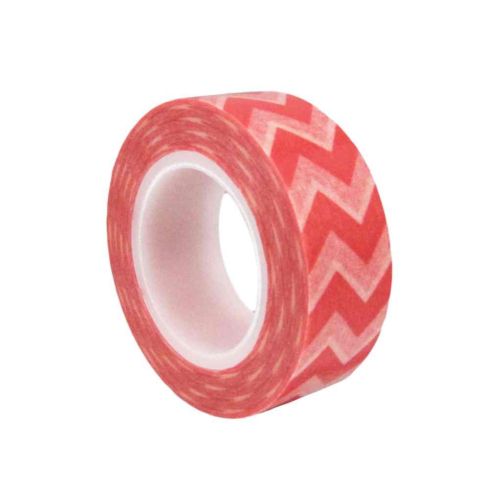 CINTA ADHESIVA COLOR DECORADA SET 10PCS 1.5X10MTS