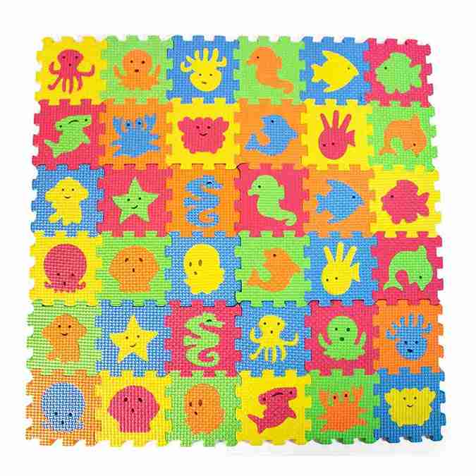 CUBOS ANIMALES FOAMMY 36 PCS.