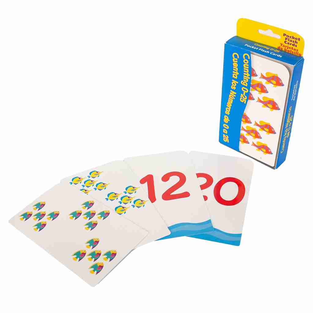 FLASH CARDS NUMEROS DE 0 A 25