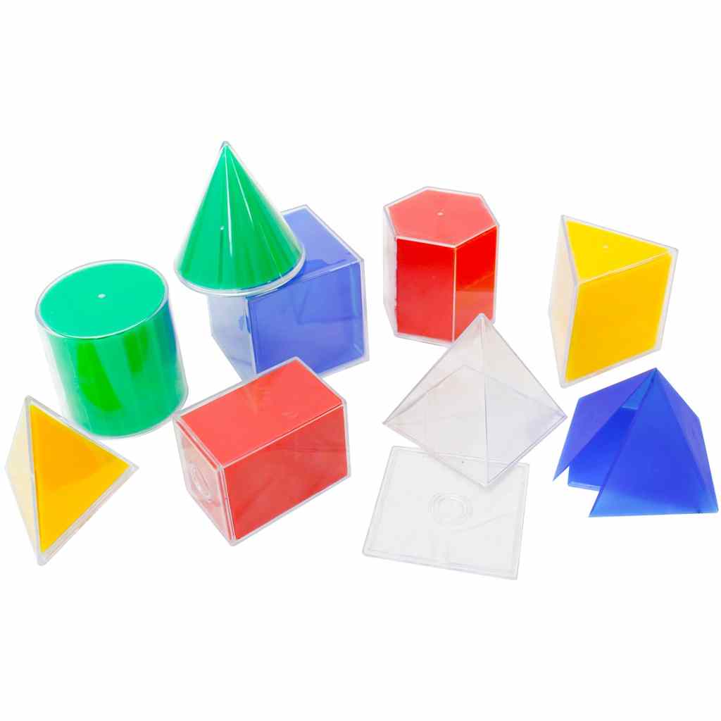 KIT GEOMETRICO 8 PCS. PLASTICO