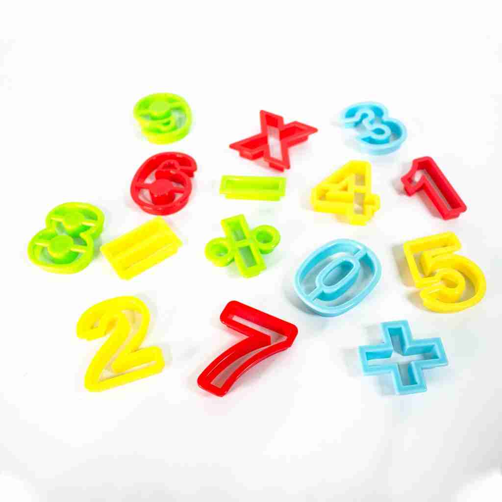 MOLDES PLASTILINA NUMEROS