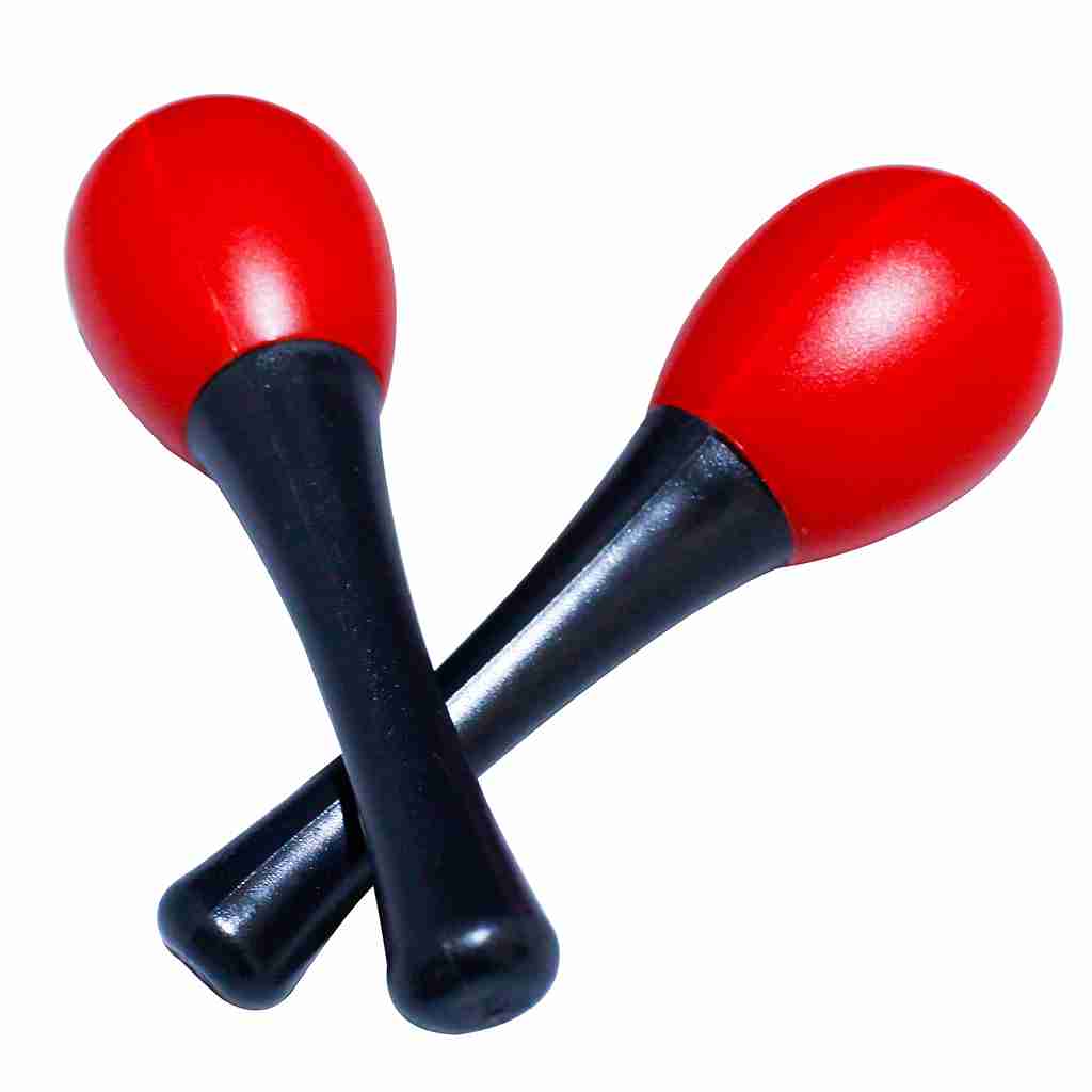 PAR DE MARACAS PLASTICAS