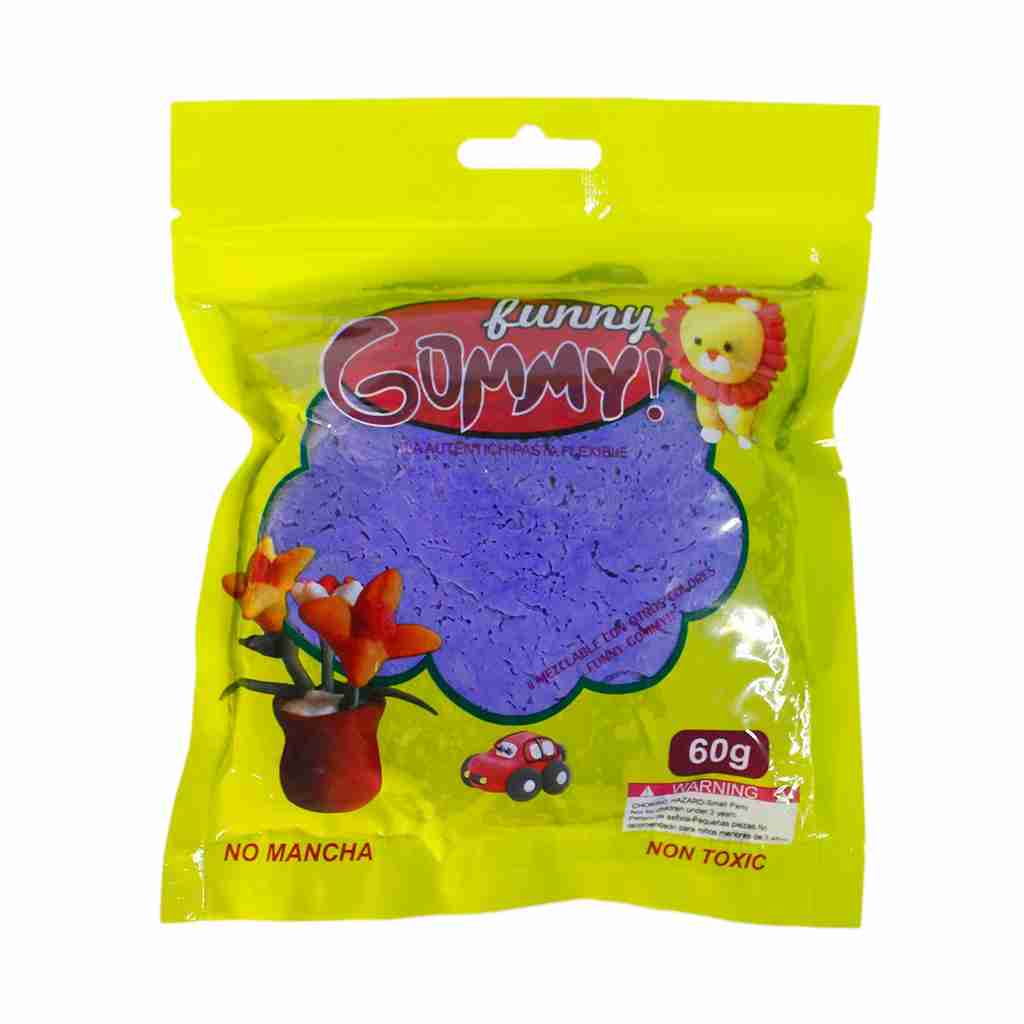 PASTA DE FOAMMY VARIOS COLORES 60 GR.