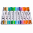 ROTULADORES DOBLE PUNTA 120 COLORES
