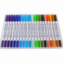 ROTULADORES DOBLE PUNTA 120 COLORES