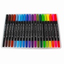 ROTULADORES DOBLE PUNTA 60 COLORES