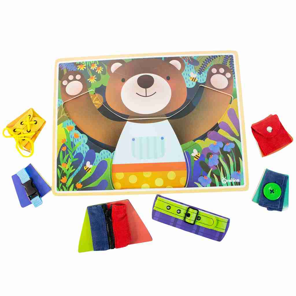 TABLERO VESTIR MONTESSORI OSO