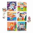 TARJETAS ROMPECABEZAS 3-6 PCS