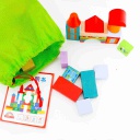 TROZOS MADERA 52 PCS C/BALDE ENSARTE
