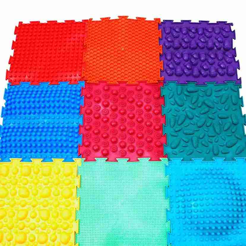 ALFOMBRA SENSORIAL 3D AHULADA 10 PCS