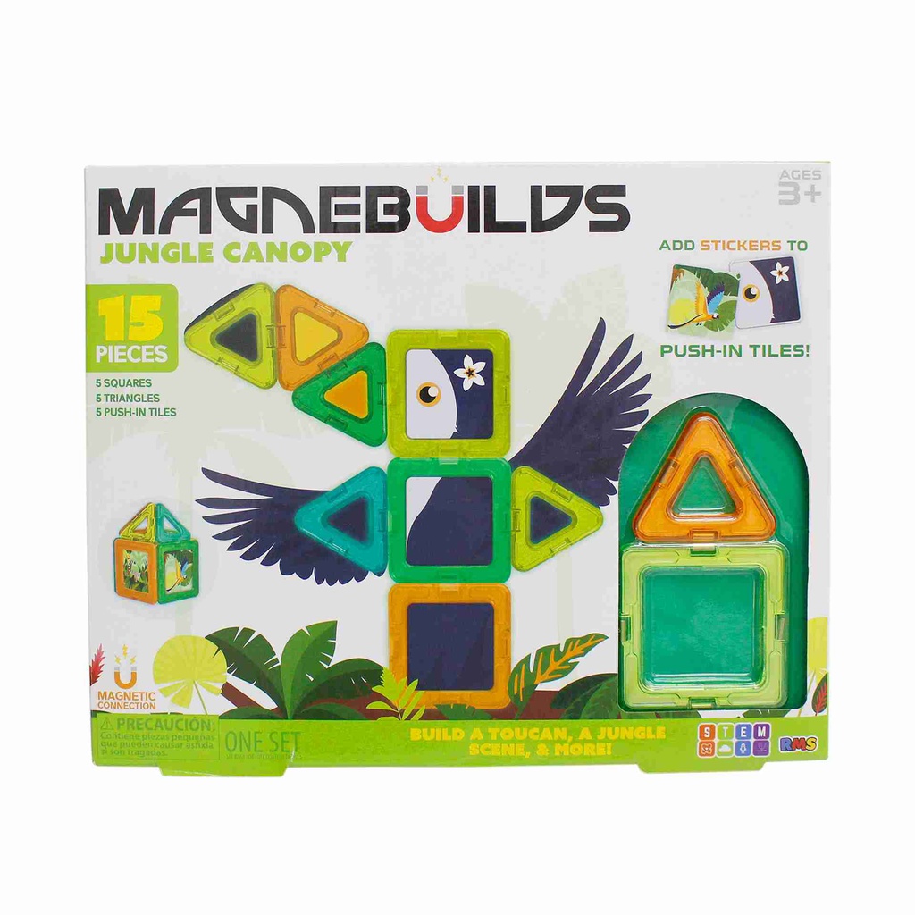 BLOQUES MAGNETICOS 15 PCS.