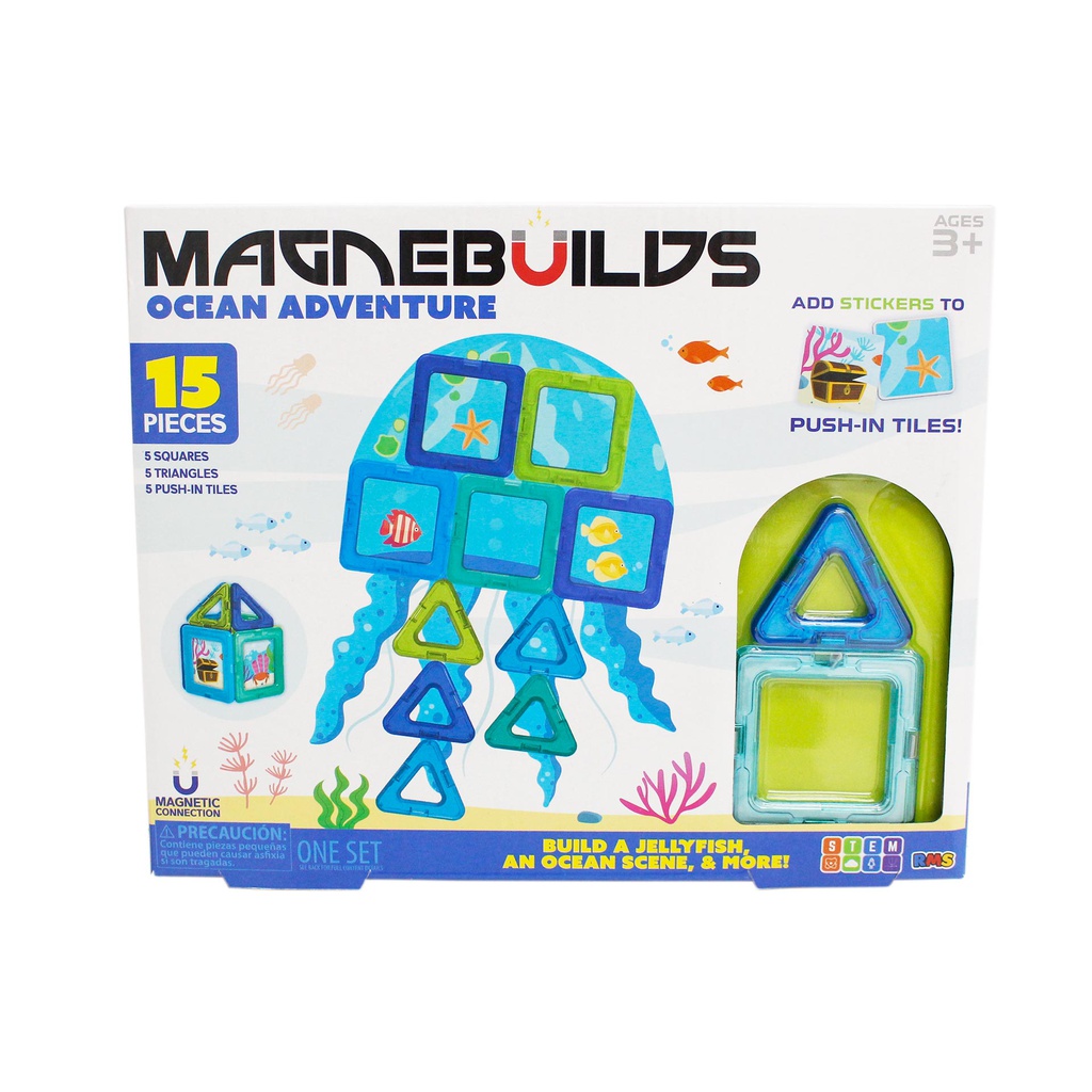BLOQUES MAGNETICOS 15 PCS.