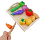 SET VERDURAS MITADES MADERA