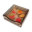 SET REPLICA ALIMENTOS MADERA