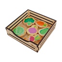 SET REPLICA ALIMENTOS MADERA