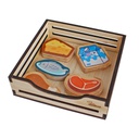 SET REPLICA ALIMENTOS MADERA