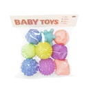 PELOTAS MULTITEXTURA 9 PCS BOLSA