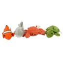 TITERES DE DEDO ANIMALES MARINOS 6 MOTIVOS