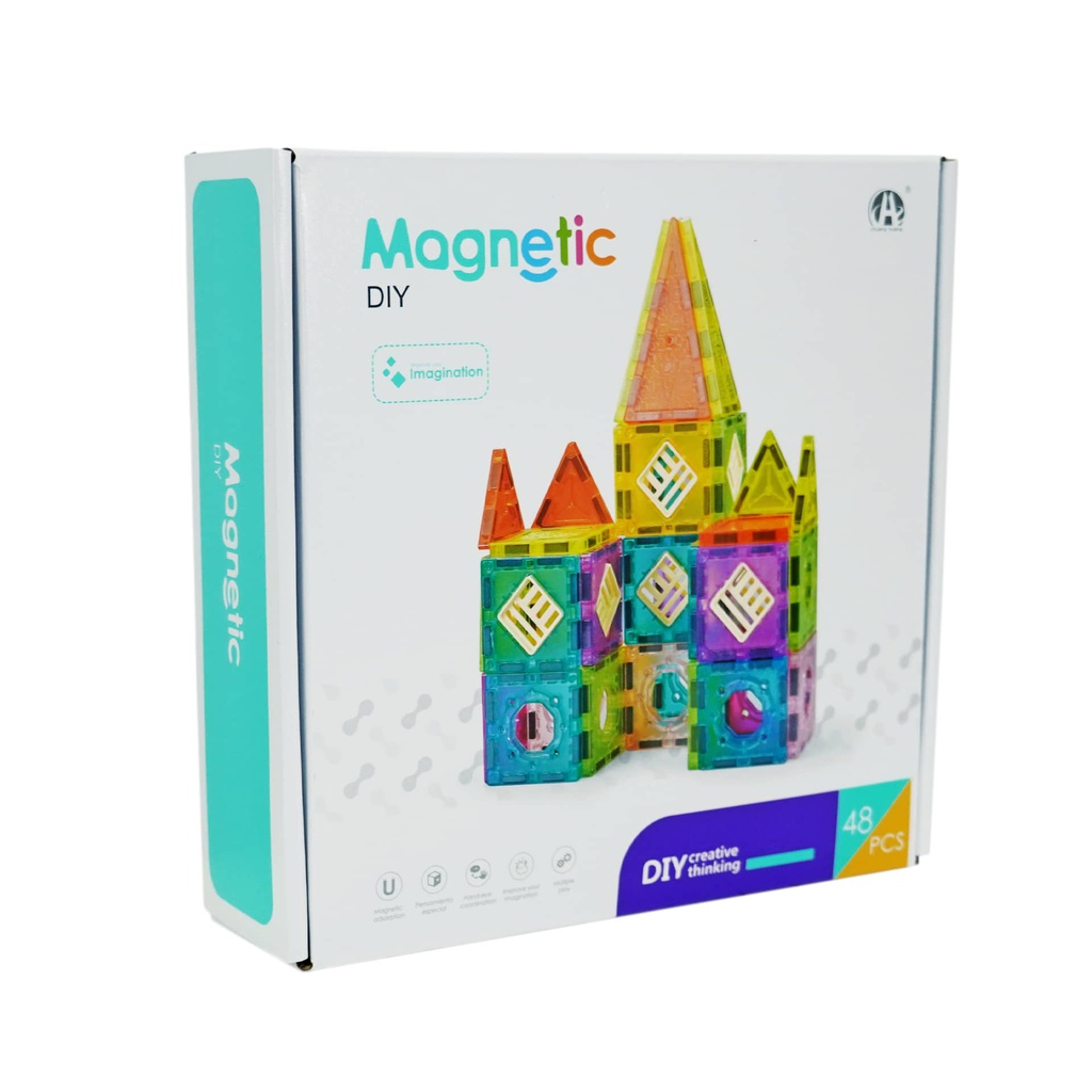 BLOQUES MAGNETICOS 48 PCS