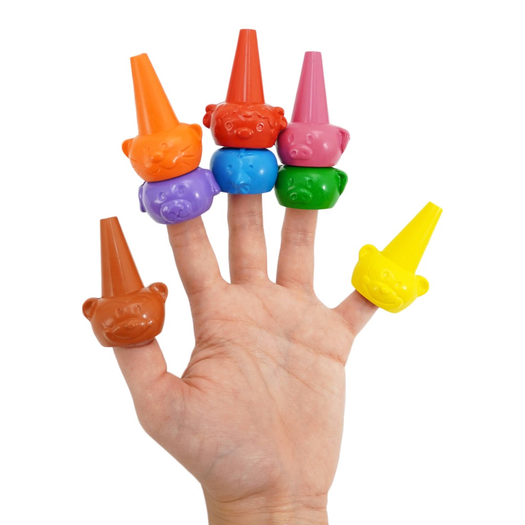 CRAYONES DEDO ANIMALES