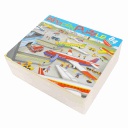 ROMPECABEZA AVIONES 84 PCS. MADERA