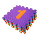 ALFOMBRA CON TEXTURA NUMEROS 10 PCS