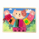 TABLERO VESTIR MONTESSORI GATO