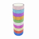 CINTA GLITER LISA SET 10PCS 1.5CMX4MTS