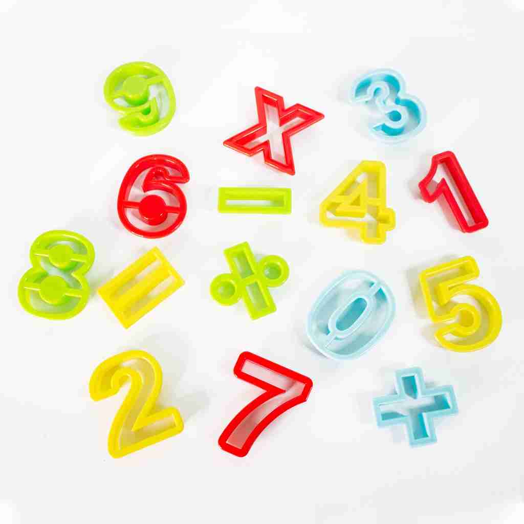 MOLDES PLASTILINA NUMEROS