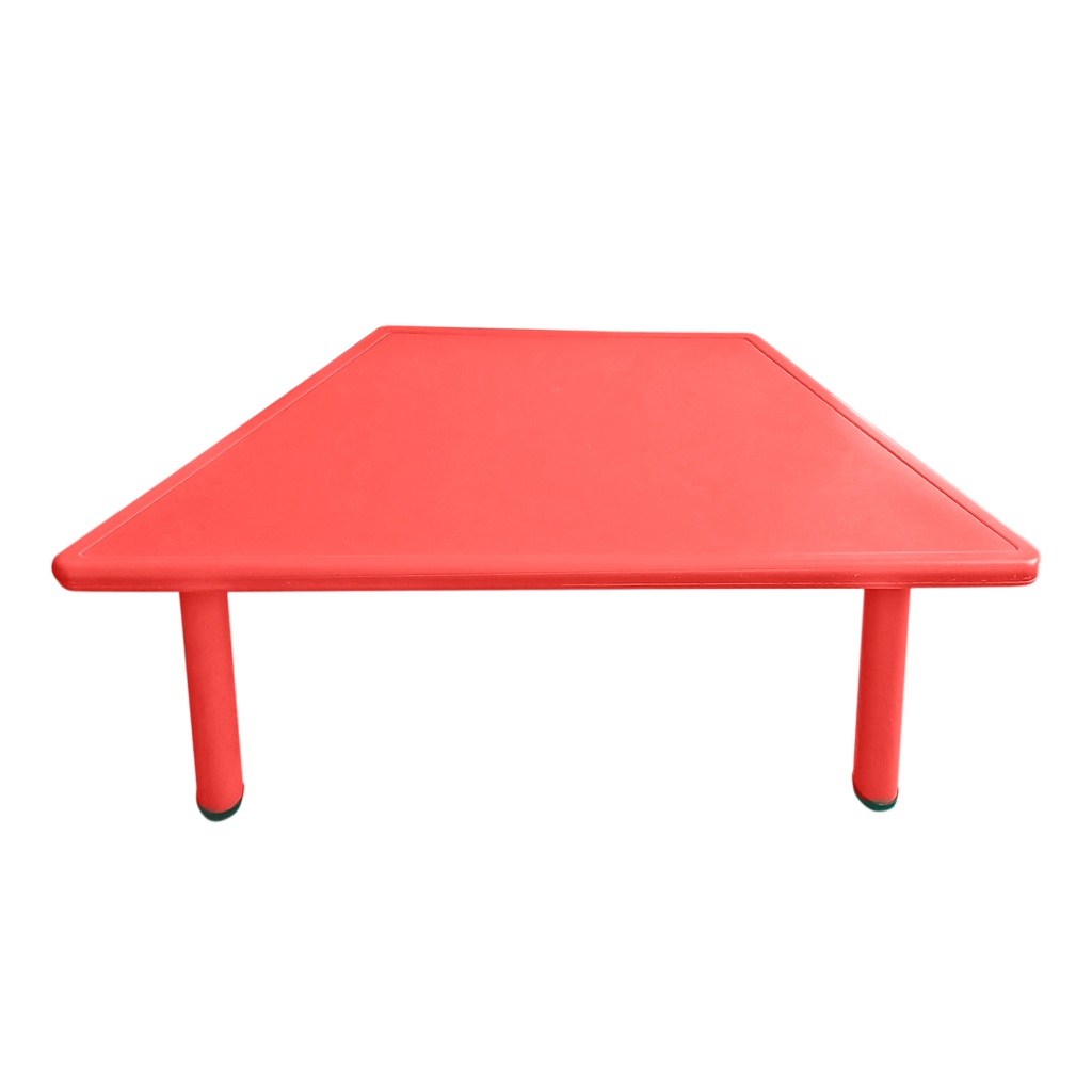 MESA TRAPEZOIDAL ROJA H=48