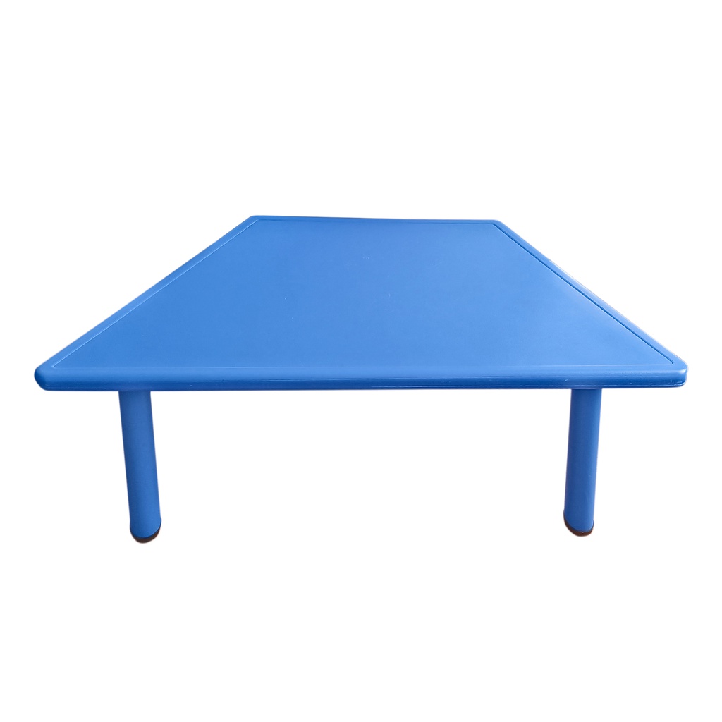 MESA TRAPEZOIDAL AZUL H=48