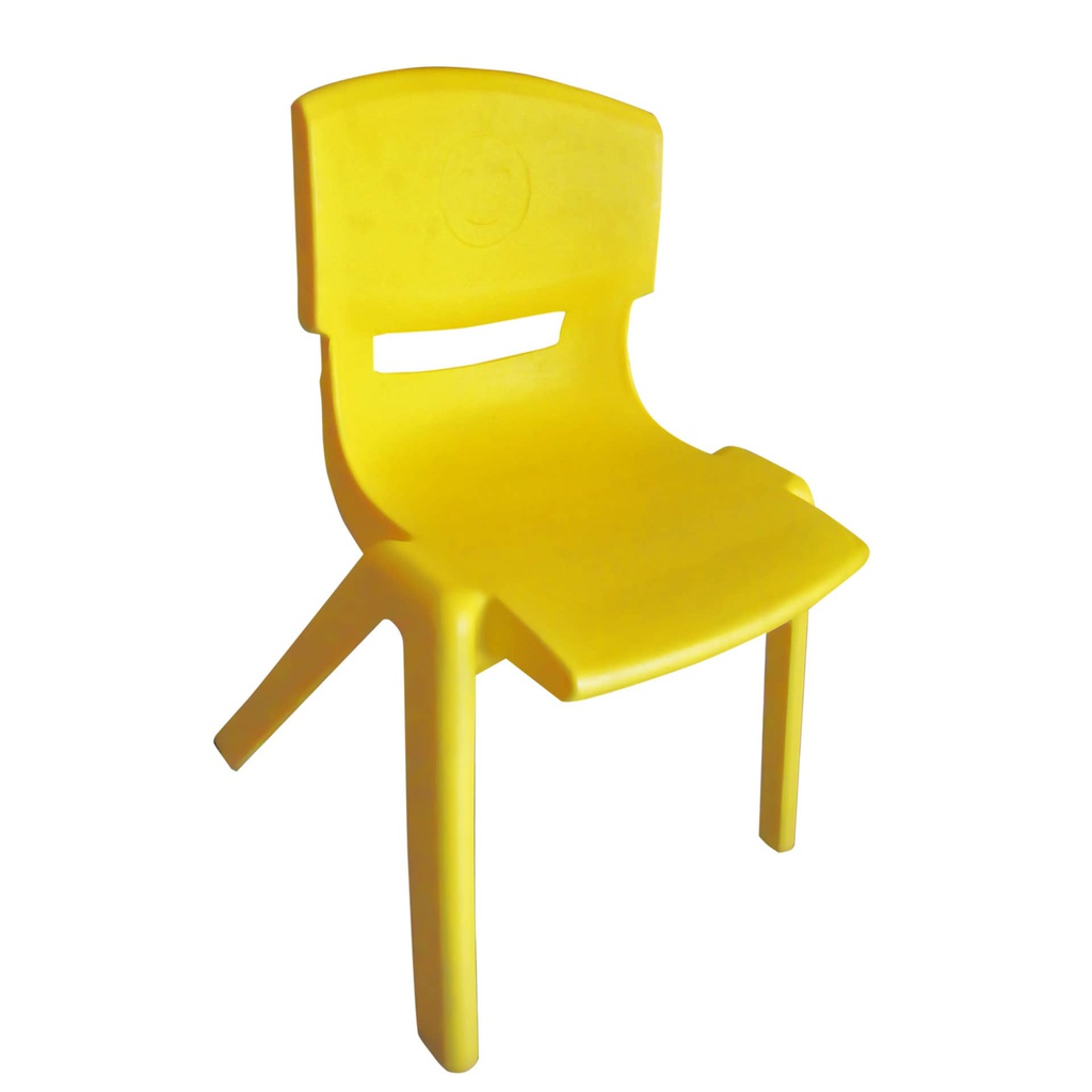 SILLA MEDIANA AMARILLA 58X35X35