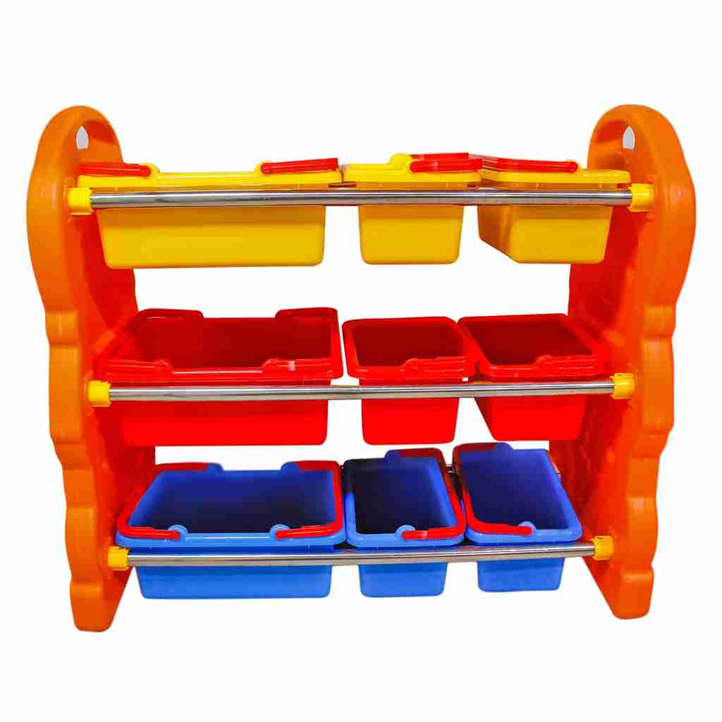 EXHIBIDOR DE JUGUETES CON 9 CAJUELAS