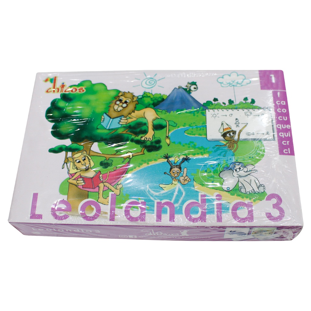 TARJETAS LEOLANDIA 3 (CAJA 1 F-CA-CO-CU-QUE-QUI-CR-CL)