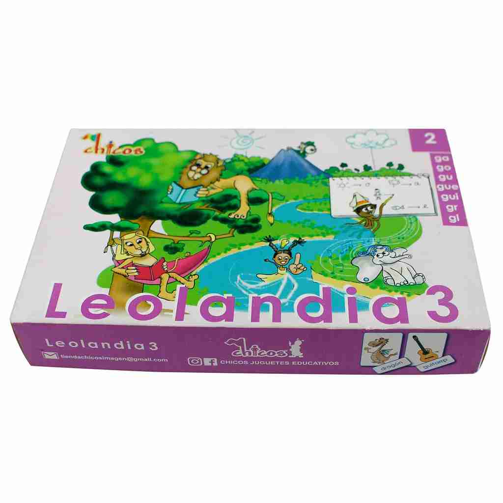 TARJETAS LEOLANDIA 3 (CAJA 2 GA-GO-GU-GUE-GUI-GR-GL)