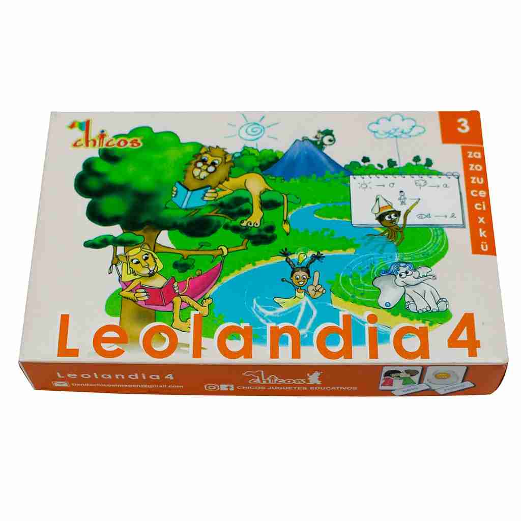 TARJETAS LEOLANDIA 4 (CAJA 3 ZA-ZO-ZU-CE-CI-X-K-Ü)