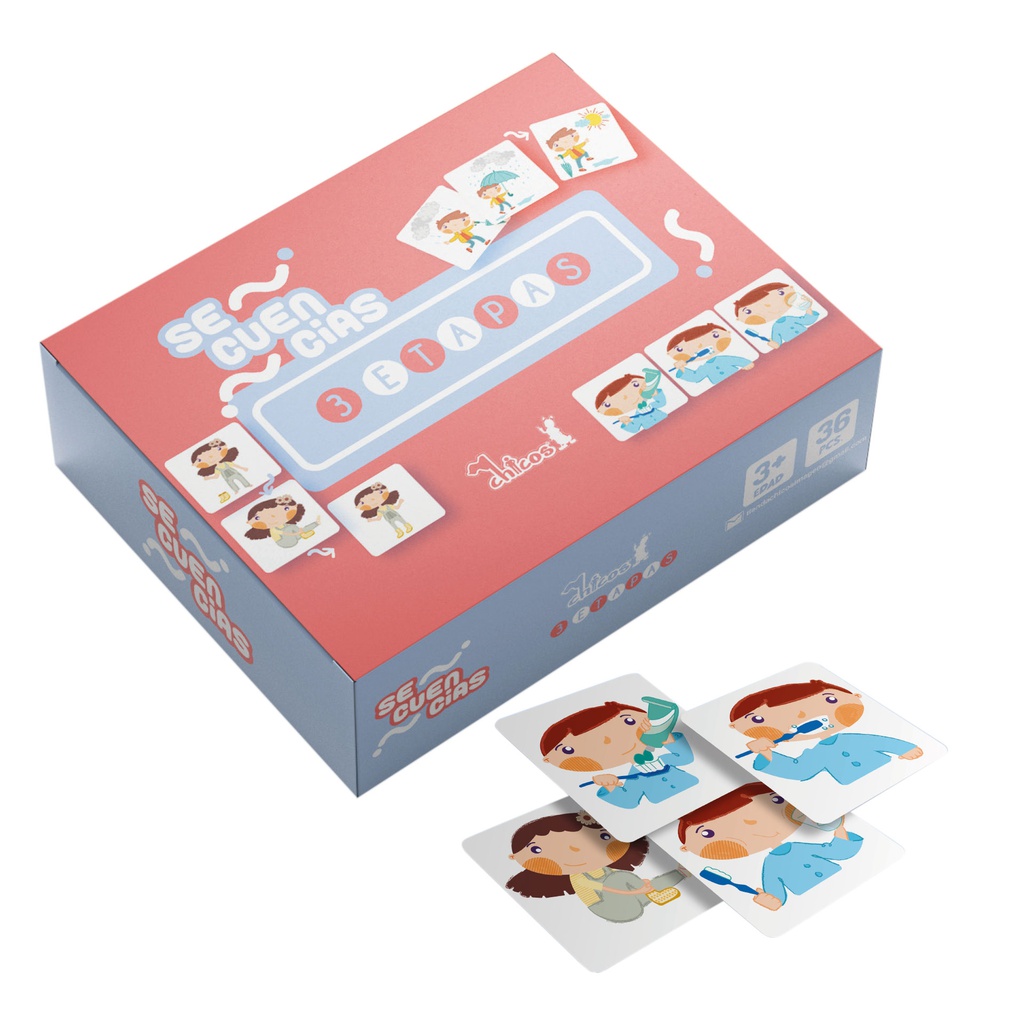 SECUENCIAS 3 ETAPAS 36 PCS.