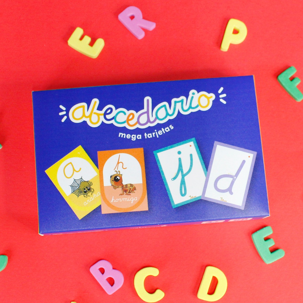 ABECEDARIO MEGA TARJETAS 28 PCS. CARTA
