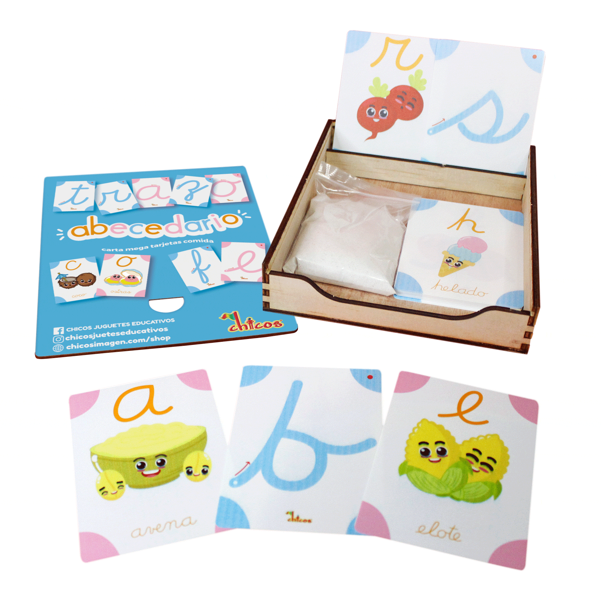 TRAZO ABC MEGA TARJETAS CARTA