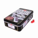 DOMINO CLASICO DOBLE 9 CAJA METAL 