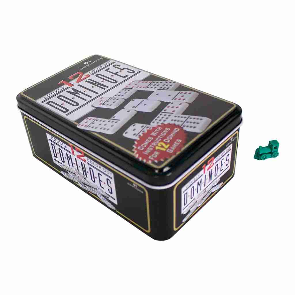 DOMINO CLASICO DOBLE 12 CAJA METAL 