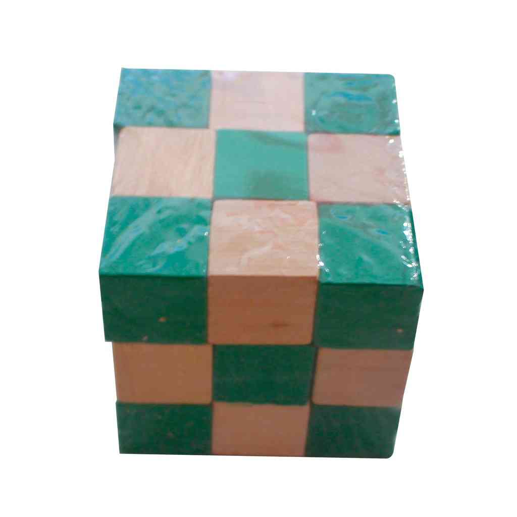 PUZZLE 3D MADERA CUBO SOMA MADERA 