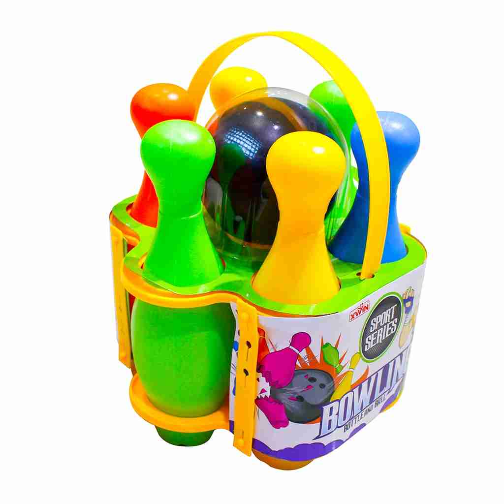 BOLICHE PLASTICO 7 PCS. 24 CMS