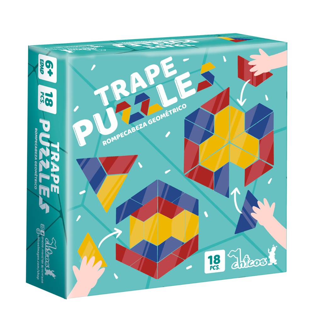 TRAPE PUZZLES 18 PCS.